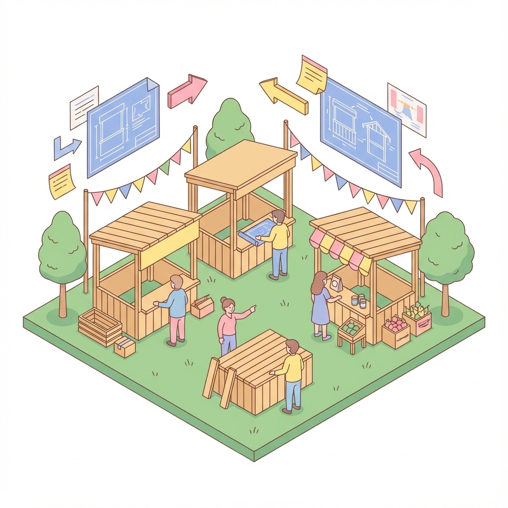 마켓 기획/운영 illustration